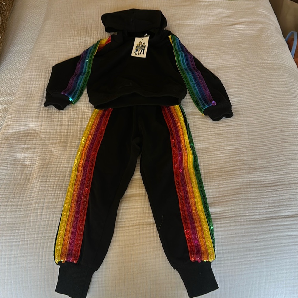 Lola & the Boys Track Suit Set Size 2Y